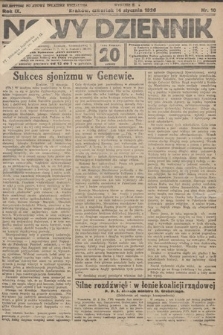 Nowy Dziennik. 1926, nr 10
