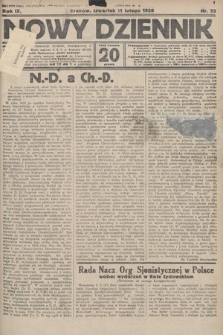 Nowy Dziennik. 1926, nr 33