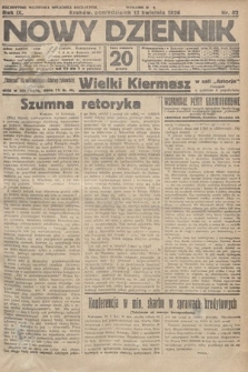 Nowy Dziennik. 1926, nr 82