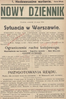Nowy Dziennik. 1926, wydanie nadzwyczajne