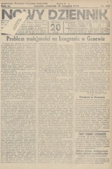 Nowy Dziennik. 1926, nr 187