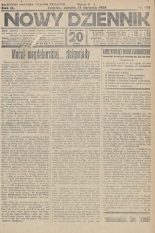 Nowy Dziennik. 1926, nr 189