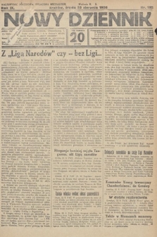 Nowy Dziennik. 1926, nr 192
