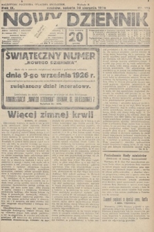 Nowy Dziennik. 1926, nr 195