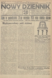 Nowy Dziennik. 1926, nr 212