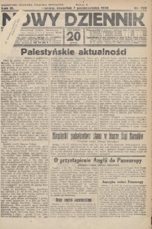 Nowy Dziennik. 1926, nr 222