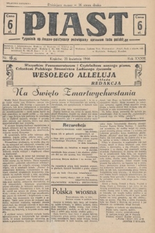Piast : tygodnik społeczno-polityczny poświęcony sprawom ludu polskiego. 1946, nr 16