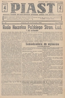 Piast : tygodnik społeczno-polityczny poświęcony sprawom ludu polskiego. 1946, nr 42