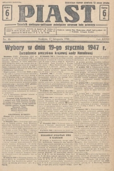 Piast : tygodnik społeczno-polityczny poświęcony sprawom ludu polskiego. 1946, nr 46