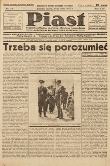 Piast : tygodnik polityczny, społeczny, oświatowy i gospodarczy poświęcony sprawom ludu polskiego. 1937, nr 28