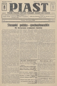 Piast : tygodnik społeczno-polityczny poświęcony sprawom ludu polskiego. 1948, nr 11