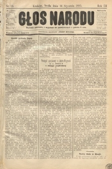 Głos Narodu. 1895, nr 13