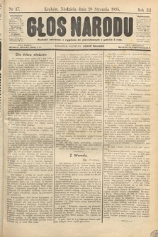 Głos Narodu. 1895, nr 17