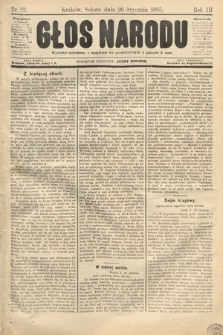 Głos Narodu. 1895, nr 22