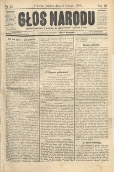 Głos Narodu. 1895, nr 28