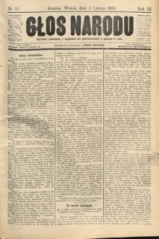 Głos Narodu. 1895, nr 29