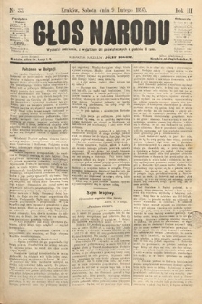Głos Narodu. 1895, nr 33