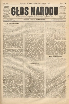 Głos Narodu. 1895, nr 41