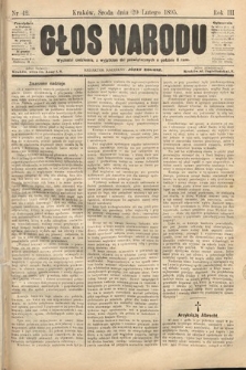 Głos Narodu. 1895, nr 42