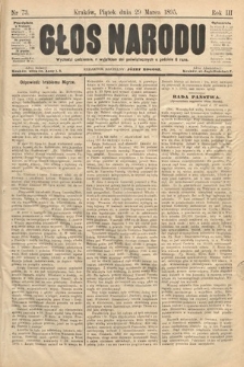 Głos Narodu. 1895, nr 73