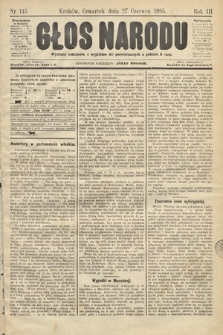 Głos Narodu. 1895, nr 145