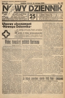 Nowy Dziennik. 1929, nr 161