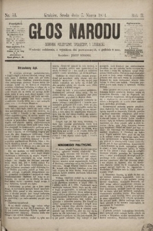 Głos Narodu : dziennik polityczny, społeczny i literacki. 1894, nr 53