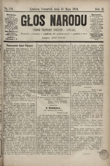 Głos Narodu : dziennik polityczny, społeczny i literacki. 1894, nr 104