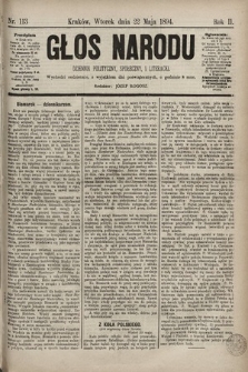 Głos Narodu : dziennik polityczny, społeczny i literacki. 1894, nr 113