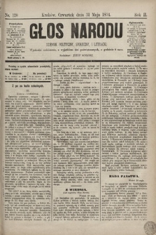 Głos Narodu : dziennik polityczny, społeczny i literacki. 1894, nr 120