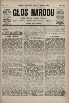 Głos Narodu : dziennik polityczny, społeczny i literacki. 1894, nr 123