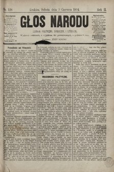 Głos Narodu : dziennik polityczny, społeczny i literacki. 1894, nr 128