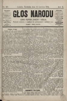 Głos Narodu : dziennik polityczny, społeczny i literacki. 1894, nr 129