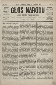 Głos Narodu : dziennik polityczny, społeczny i literacki. 1894, nr 138