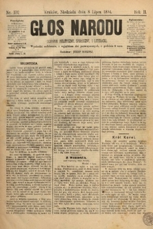 Głos Narodu : dziennik polityczny, społeczny i literacki. 1894, nr 152