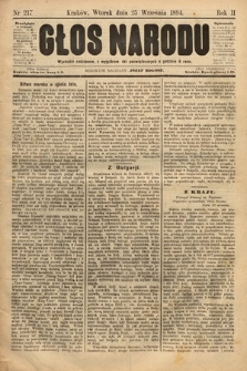 Głos Narodu. 1894, nr 217