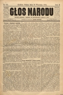 Głos Narodu. 1894, nr 221