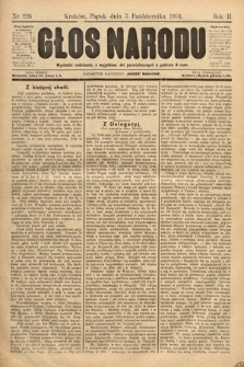 Głos Narodu. 1894, nr 226
