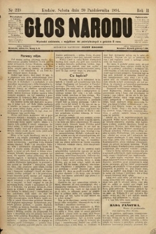 Głos Narodu. 1894, nr 239
