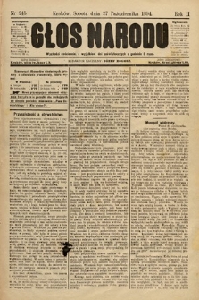 Głos Narodu. 1894, nr 245