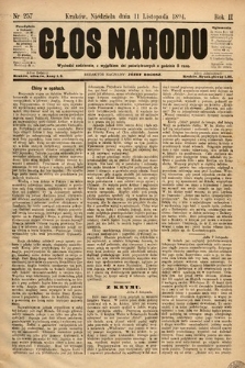Głos Narodu. 1894, nr 257