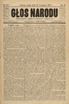Głos Narodu. 1894, nr 271