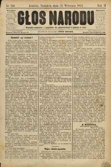 Głos Narodu. 1894, nr 216