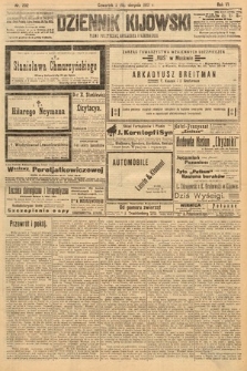 Dziennik Kijowski : pismo polityczne, społeczne i literackie. 1912, nr 202