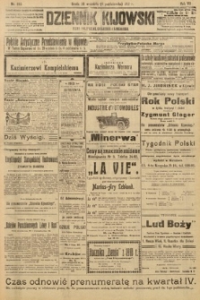 Dziennik Kijowski : pismo polityczne, społeczne i literackie. 1912, nr 255
