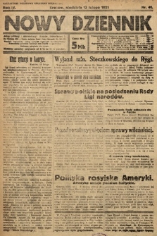 Nowy Dziennik. 1921, nr 41