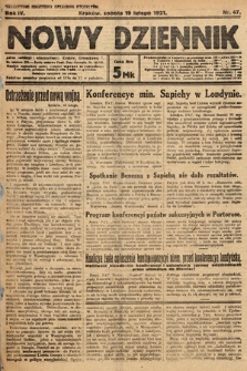Nowy Dziennik. 1921, nr 47