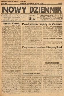Nowy Dziennik. 1921, nr 54