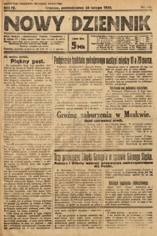 Nowy Dziennik. 1921, nr 56