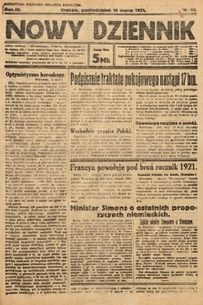 Nowy Dziennik. 1921, nr 68